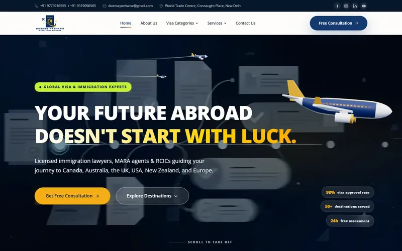 Diverse Pathwais website