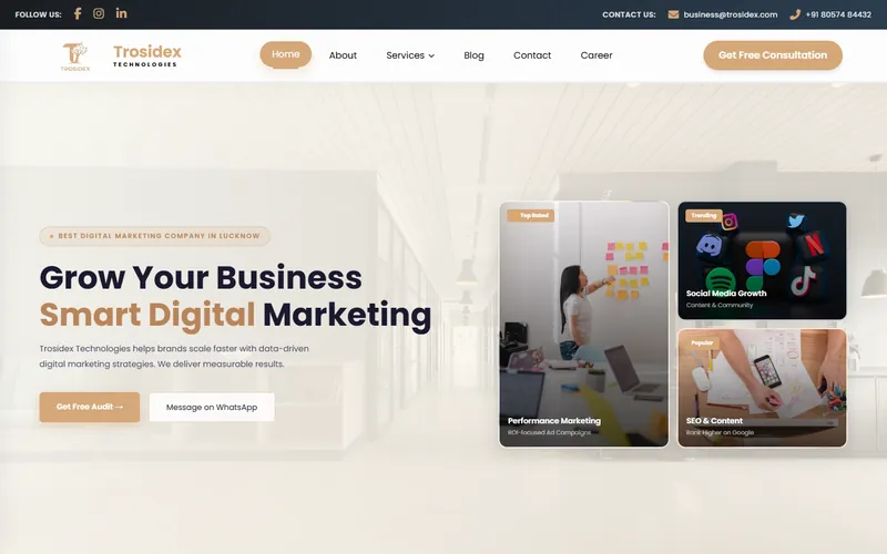 Trosidex Technologies website